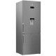 BEKO Refrigerator Combi 520 Liter NoFrost Digital with Water Dispenser Stainless Steel: RCNE520E22DX