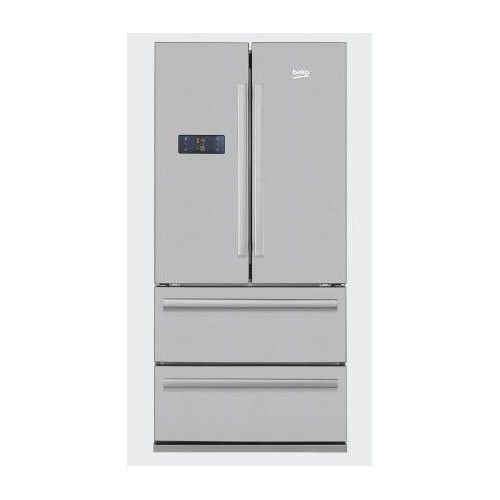 BEKO Refrigerator 605 Liter 4 Doors NoFrost Digital Silver Color GNE60500X