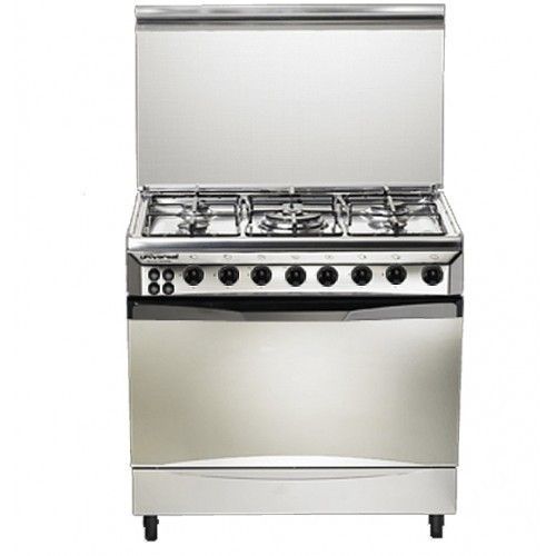 Universal Gas cooker 5 Gas Burners Stainless With Fan: 8505-16