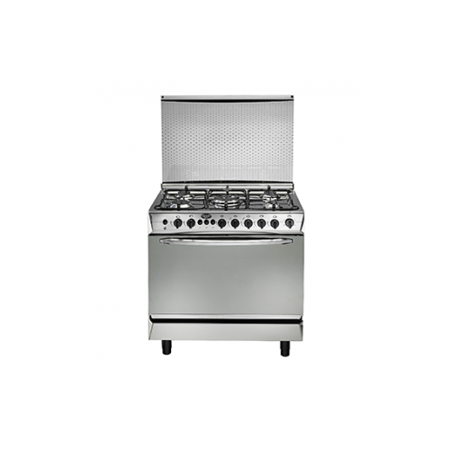 Universal Gas cooker Gas 80*60 cm 5 Burners With Fan Stainless: GR8605