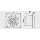 S&P Bathroom Extract Fan Silent 21cm 29 Watt 280m3/h SILENT-300CZ