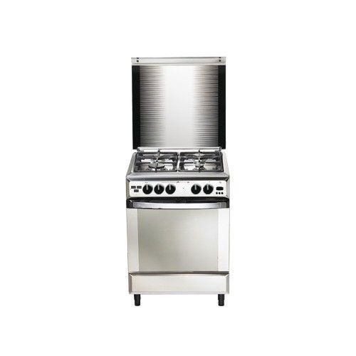 Universal Gas cooker 4 Gas Burners 55x55 cm Stainless Digital Timer: I5504