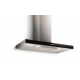 Turbo Air Chimney Hood 90cm Stainless With Black Panel 240 m3/h NORMA 90