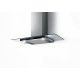 Turbo Air Chimney Hood 90cm 550 m3/h Stainless With Black Panel: Lucrezia 90