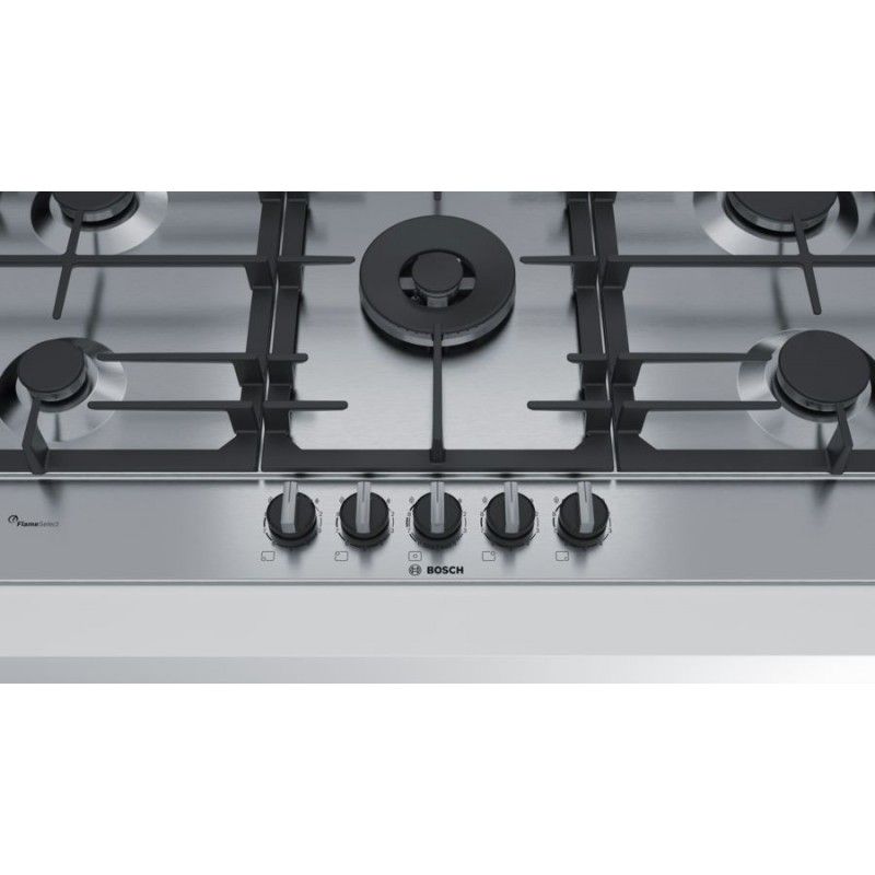 Bosch Built-In Gas Hob 5 Burner 90 Cm Stainless Steel: PCR9A5B90M Cairo ...