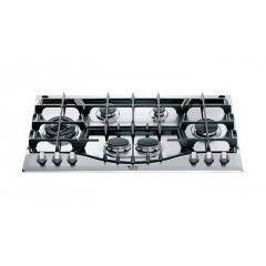 Ariston Built-In Gas Hob 90cm 6 Burners Cast Iron Stainless Steel PHN 961 TS/IX/A