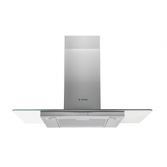 ARISTON Built In Glassy Hood 90 cm 432 m³/h Stainless: AHF 9.4F AM X