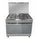 Fagor Gas Cooker 5 Burner 90*60 cm Stainless Full Safety With Fan: 5CF-970