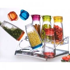 Luminarc Acryl Spice Set 6 pieces With Stand