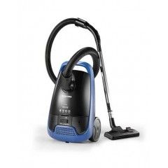 TOSHIBA Vacuum Cleaner 1600 Watt In Black x Blue Color With Curtain Brush: VC-EA1600B