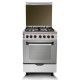 Fresh Gas Cooker 4 Burners 60x60 cm With Fan Stainless Plaza 60*60