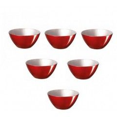 Luminarc Bowl Flashy Color Red 12.5 cm SET 6 Pieces G J7205