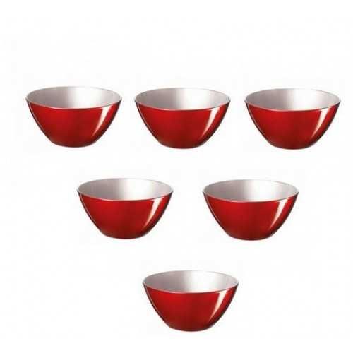 Luminarc Bowl Flashy Color Red 12.5 cm SET 6 Pieces:G J7205