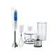 Braun MultiQuick 3 Hand Blender 700 Watt With Chopper and Spice Grinder White and Blue MQ3038 WH