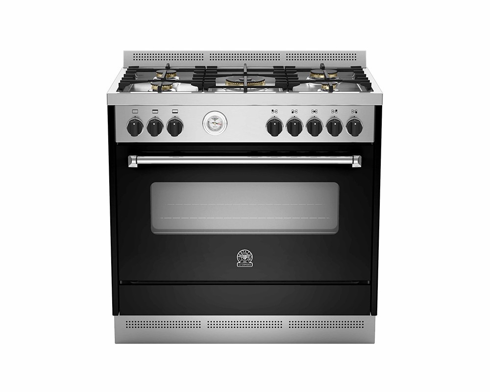 La Germania Freestanding Cooker 90 X 60 Cm 5 Gas Burners In