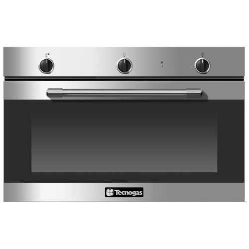 Tecnogas Built-In Gas Oven 90 cm With Electr Grill Stainless FN3K96G2X