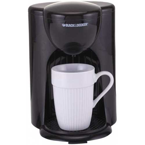 Black & Decker American Coffee Maker One Cup Capacity Black DCM25