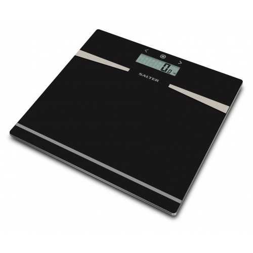 SALTER Body Scales Glass Digital Weighs up to 180 kg Black Color S-9121 BK3R