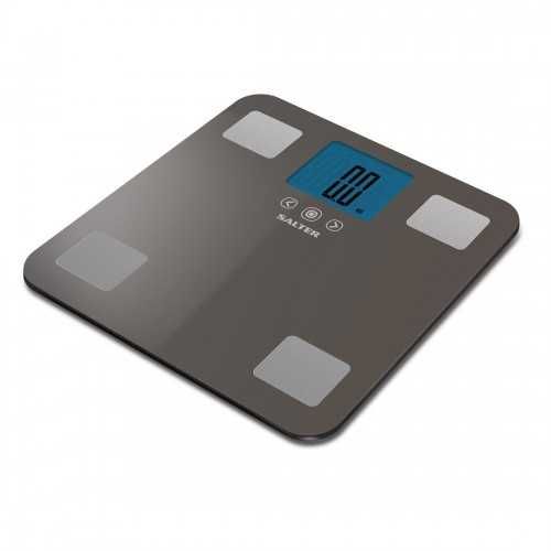 SALTER Body Scales Glass Analyser Digital Weighs up to 250 kg Silver Color S-9179 SV3R