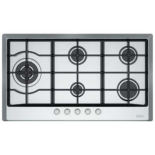 Franke Built-in Gas Hob 5 Burners Cast Iron Stainless MultiCook FHM 905 4G LTC XS C