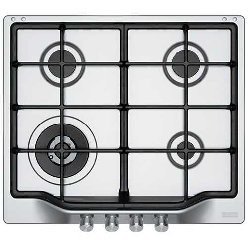 Franke Built-in Gas Hob 4 Burners 60 cm Cast Iron Trend Line Stainless FHTL 604 3G TC XS C