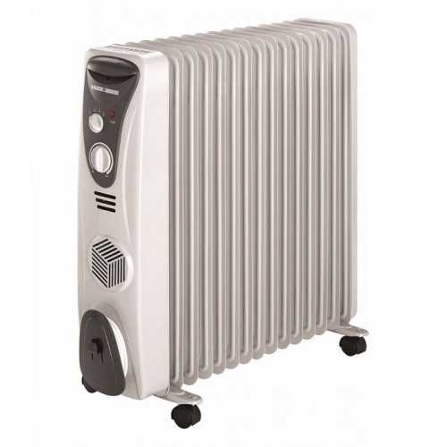 BLACK & DECKER Oil Radiator/Heater 11Fins 2500 Watt OR11FD