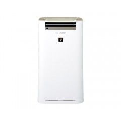 Sharp Air Purifier with Humidity,Plasma and HEPA Filter Covering Area 50 m2 White KC-G60SA-W