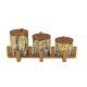 Oxford Ceramic Round Spice Set 3 pieces With Stand A6-2