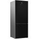BEKO Refrigerator Combi 520 Liter NoFrost Digital Black Glass RCNE520E20ZGB