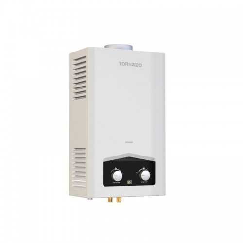 TORNADO Gas Water Heater 6 Litre Digital For Gas Tank White Color GHM-C06CTE-W