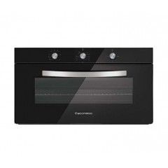 Ecomatic Built-in Gas Oven 90 cm With Gas Grill & 2 Fans Black G9104GT