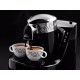 Okka Automatic Turkish Coffee Machine Dual Cup Silver x Black OK-2S