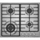 Ecomatic Built-In Hob 60 cm 4 Gas Burners Stainless Steel NS603X 