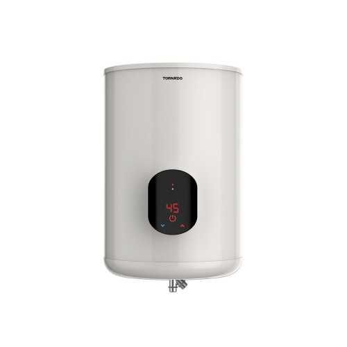TORNADO Electric Water Heater 55 Litre With Digital Screen White EWH-S55CSE-F