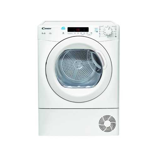  CANDY Tumble Dryer Front Loading 8 Kg In White Color With Condenser System CSC8DG-S