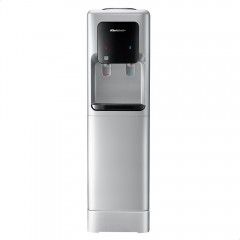 Koldair Water Dispenser 2 Spigots Cold and Hot With Wheel Base & Fridge Silver and Black KWD BFW 2.1