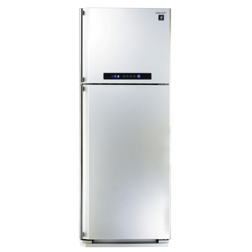 Sharp Refrigerator 396 Litre 2 door Digital With Plasma Cluster White SJ-PC48A(W)