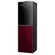 Bergen Water Dispenser 3 Taps With Refrigerator 2.5 Feet Black and Red BYB 538 Red
