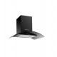 Ecomatic Kitchen Chimney Hood Crystal Curved 90cm 650 m3/h Black H96GBK