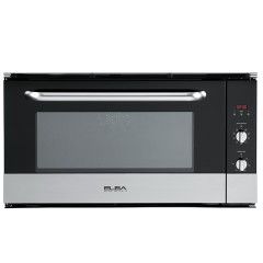 Elba Built-In Electric oven with Electric Grill 90 cm 83L Stainless with Black glass E-101-801X