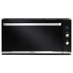 Elba Built-In Gas oven with Grill and Fan Digital 90 cm 83L Dark Grey Glass ELIO 910 G