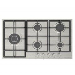 Ecomatic Built-In Hob 90 cm Frontal Control 5 Gas Burners Stainless Steel S913C