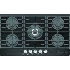 Ecomatic Built-In Crystal Hob 90 cm 5 Gas Burners S907QX