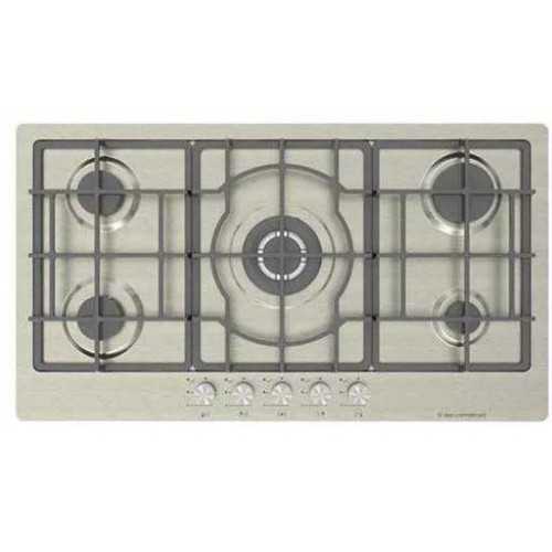 Ecomatic Built-In Hob 92 cm 5 Gas Burners CRYSTAL Front Control Panel S963XLX