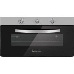 Ecomatic Built-in Gas Oven 90 cm With Gas Grill & 2 Fans Black G9104T