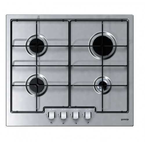 Gorenje Built-In Hob 60 cm 4 Gas Burners Safety Stainless G6N4AX