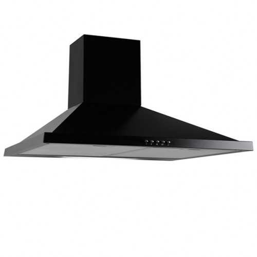 Ecomatic Kitchen Chimney Hood 90 cm 650 m3/h Black H96BKB