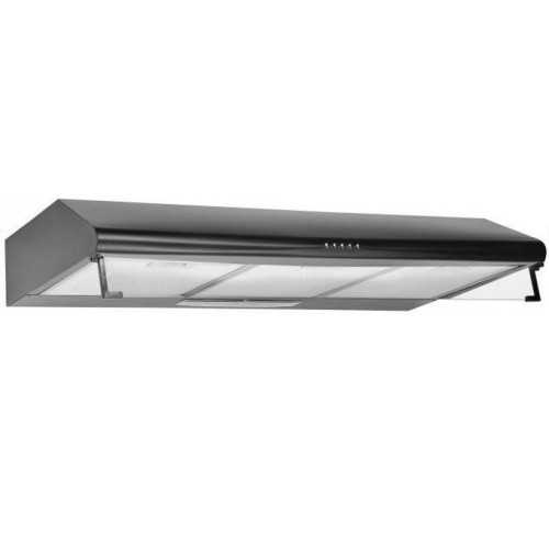 Ecomatic Kitchen Hood 90 cm 500 m3/h Black 2 Motors H95FBK