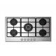 Ecomatic Built-In Hob 90 cm 5 Gas Burners Frontal Control Stainless S9003BM