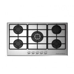 Ecomatic Built-In Hob 90 cm 5 Gas Burners Frontal Control Stainless S9003BM